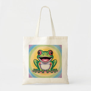 Tote Bag Sourire doux de grenouille