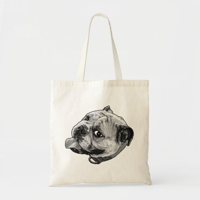 Tote Bag Sourire en demi-teinte (Devant)