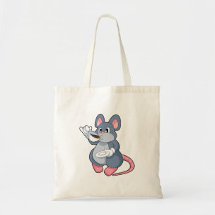 Tote Bag Souris avec Café Cup
