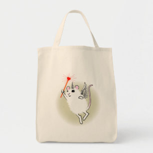 Tote Bag Souris blanche de féerie