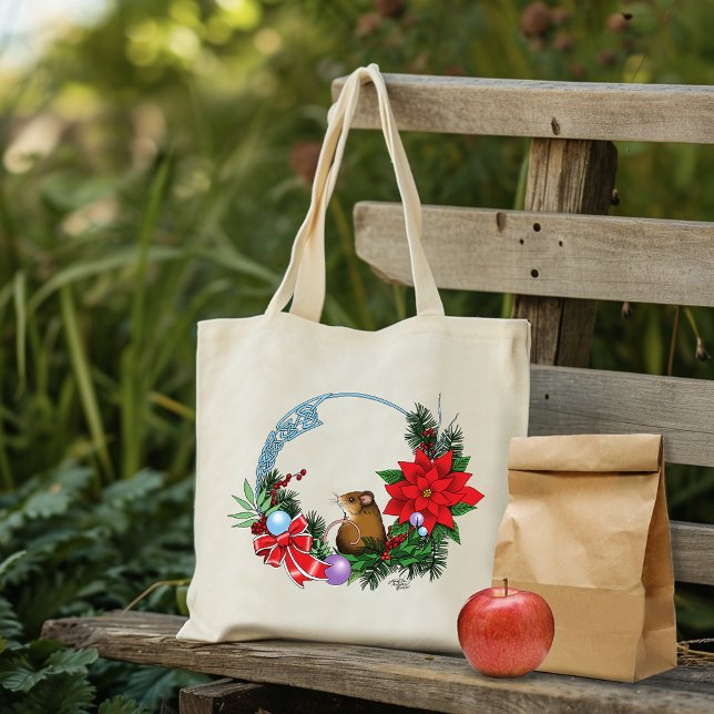 Tote Bag Souris de Noël (Créateur téléchargé)