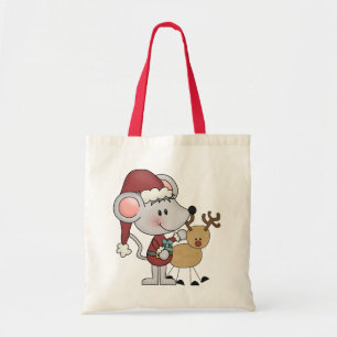 Tote Bag Souris de Noël et