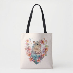 Tote Bag Souris douce pour animaux de compagnie dans une co