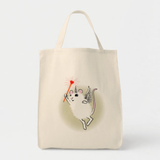 Tote Bag Souris Féerie blanche