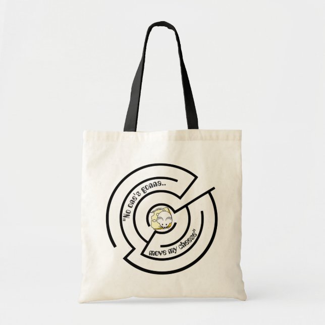 Tote Bag Souris têtue à Maze (Devant)