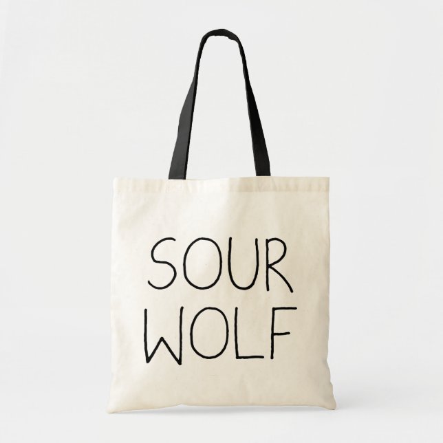 Tote Bag SOURWOLF (couleur personnalisable) (Devant)