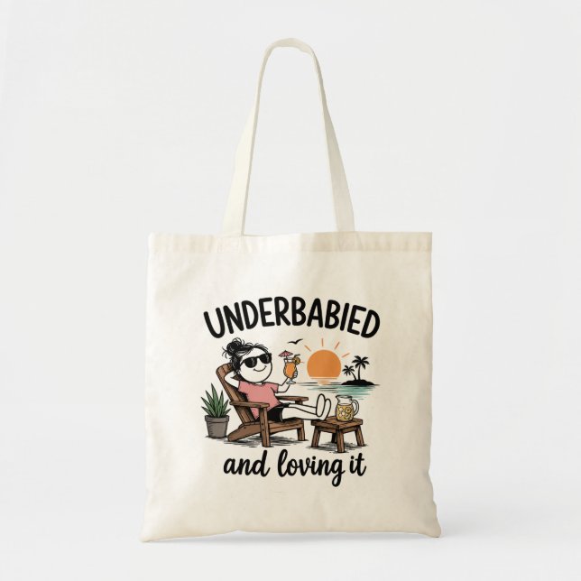 Tote Bag Sous-bébé et l'adorant !  (Devant)