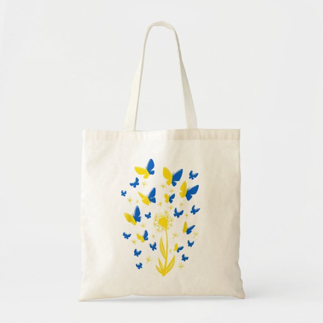 Tote Bag Soutenez L'Ukraine Je Prends Position Avec L'Ukrai (Devant)