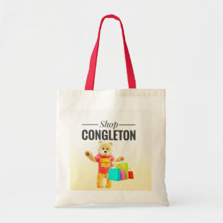 Tote Bag Soutenez vos magasins locaux avec l'ours à cônes