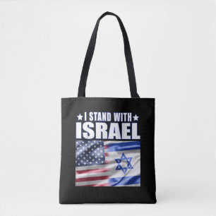 Tote Bag Soutenir Israël Je suis avec Israël