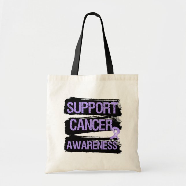 Tote Bag Soutenir le groupe de sensibilisation au cancer (Devant)