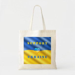 Tote Bag Soutien à l'Ukraine - Liberté Paix - Drapeau de l'