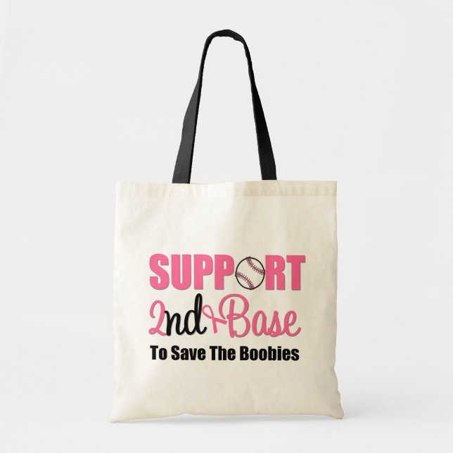Tote Bag Soutien Cancer du Sein 2ème Base (Devant)