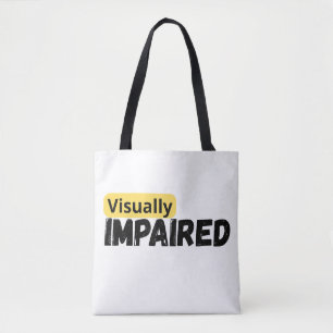 Tote Bag soutien de la sensibilisation aux déficiences visu