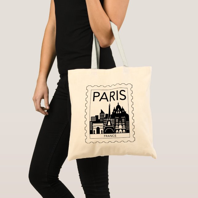 Tote Bag souvenir de Paris (Devant (produit))