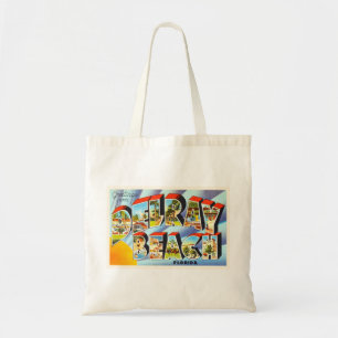 Tote Bag Souvenir de Vintage voyage de Delray Beach la