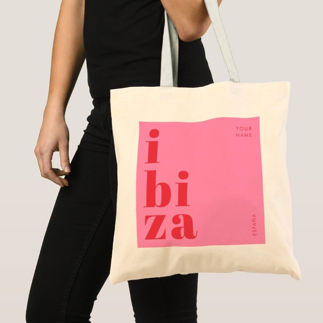 Tote Bag Souvenir élégant d'Ibiza Espagne (Créateur téléchargé)