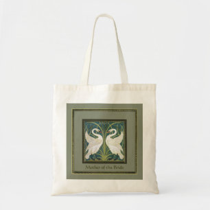 Tote Bag Souvenir vintage Fourre-tout de noce de cygnes de