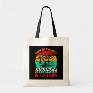 Tote Bag Souvenirs amusants de tongs en art de mots