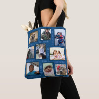 Souvenirs Classic Blue Trendy 18 Photo Collage