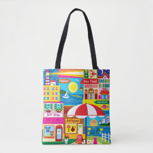 Tote Bag Souvenirs de bord de mer