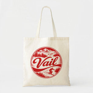 Tote Bag souvenirs de téléphérique extérieur vintage Vail C