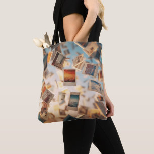 Tote Bag Souvenirs Polaroid Flottants