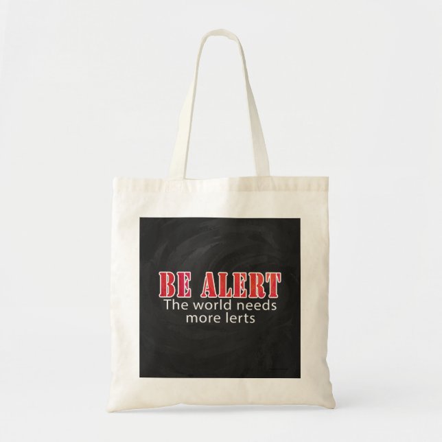 Tote Bag Soyez alerte (Devant)