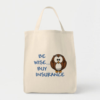 Tote Bag Soyez épicerie sage fourre-tout d'assurance