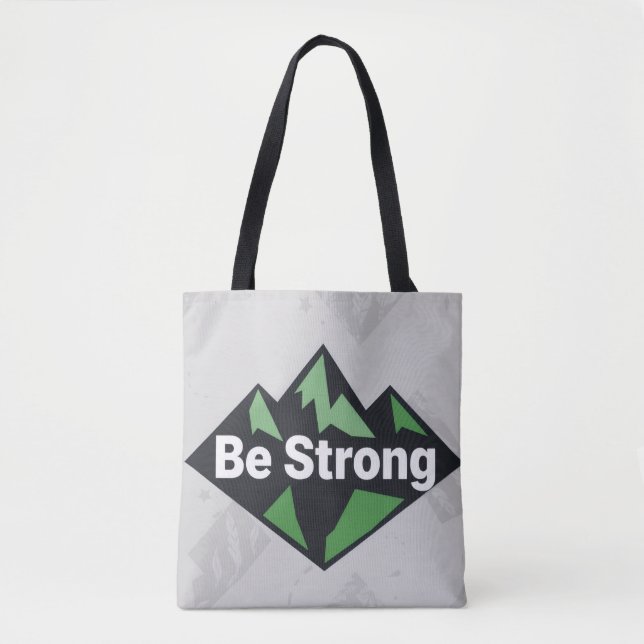 Tote Bag Soyez Fort Géométrique (Devant)