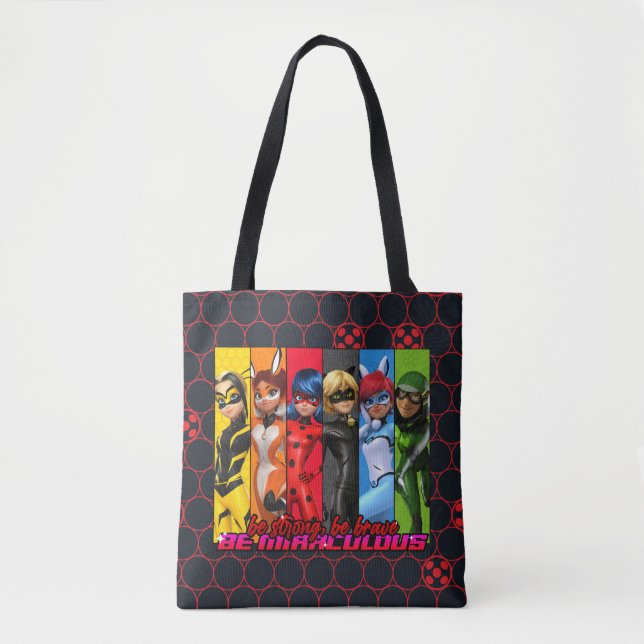 Tote Bag Soyez Fort, Soyez Courageux, Soyez Miraculeux (Devant)