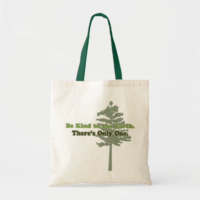 Tote Bag Soyez gentil avec la Terre (Devant)
