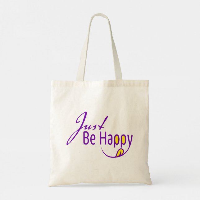 Tote Bag Soyez Juste Heureux (Dos)
