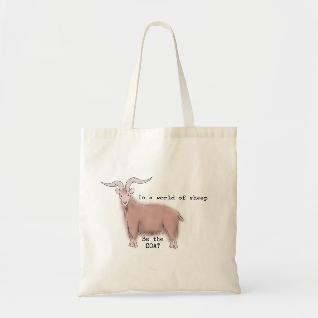Tote Bag Soyez la CHÈVRE (Devant)