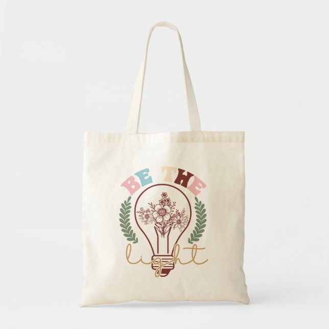 Tote Bag Soyez la lumière (Devant)