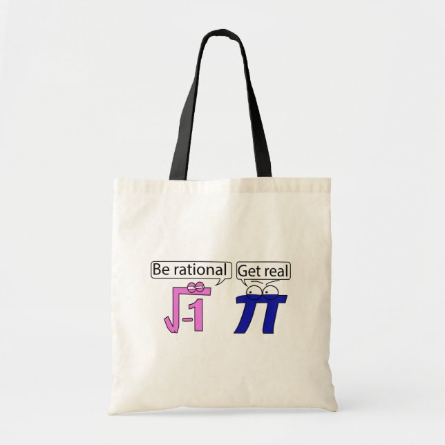 Tote Bag Soyez Rationnel ! Réel ! (Devant)