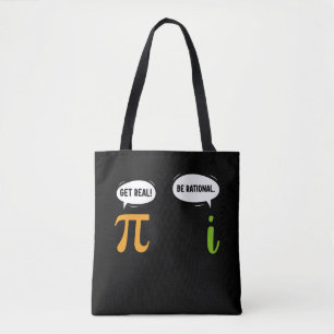 Tote Bag Soyez Réel Soyez Rationnel Drôle de Mathématiques