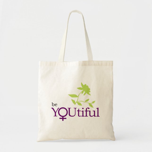Tote Bag Soyez YOUtiful Fourre-tout (Devant)