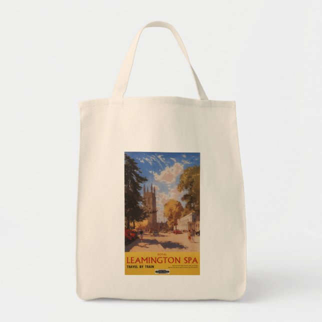 Tote Bag Spa royal, Street View British Railways Poster (Devant)
