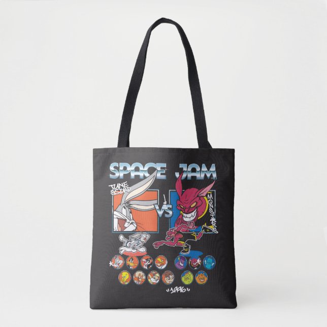 Tote Bag SPACE JAM™ TUNE SQUAD™ VS Monstars Roster Graphic (Devant)