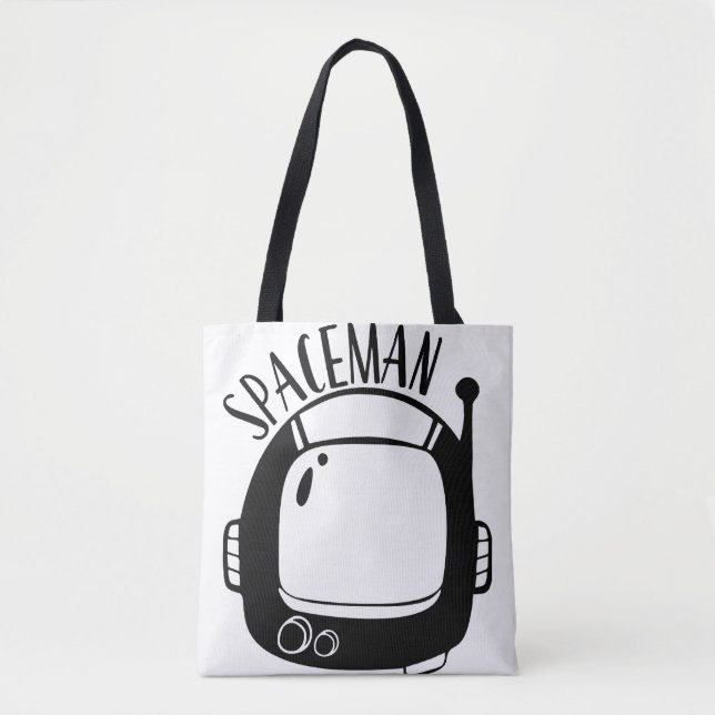 Tote Bag Spaceman Vintage (Devant)