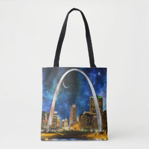 Tote Bag Spacey St. Louis Skyline