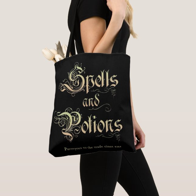 Tote Bag Spams et potions Fourre-tout (De près)