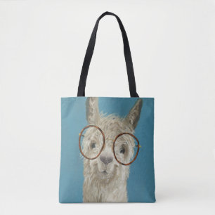 Tote Bag Spéc. de lama - Lunettes rondes