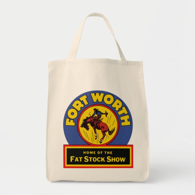 Tote Bag Spectacle Stock de Fort Worth (Devant)
