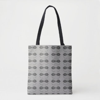 Tote Bag Spectacles Lunettes de vue d'antiquité Vision Lune