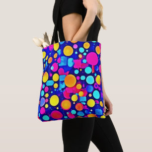 Tote Bag Spectre de cercles Abstraits colorés