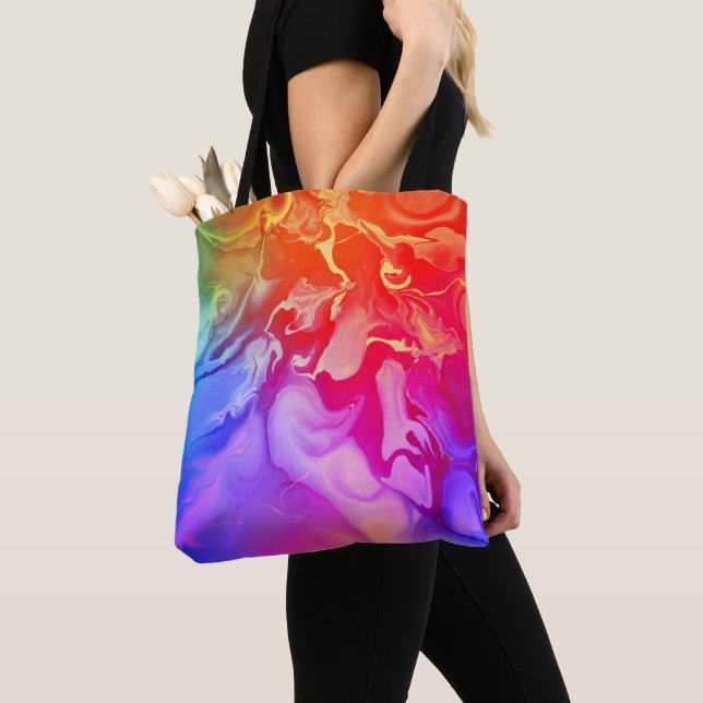 Tote Bag Spectre Électrique en Mouvement (De près)
