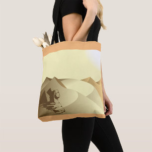 Tote Bag Sphinx Dans Le Désert