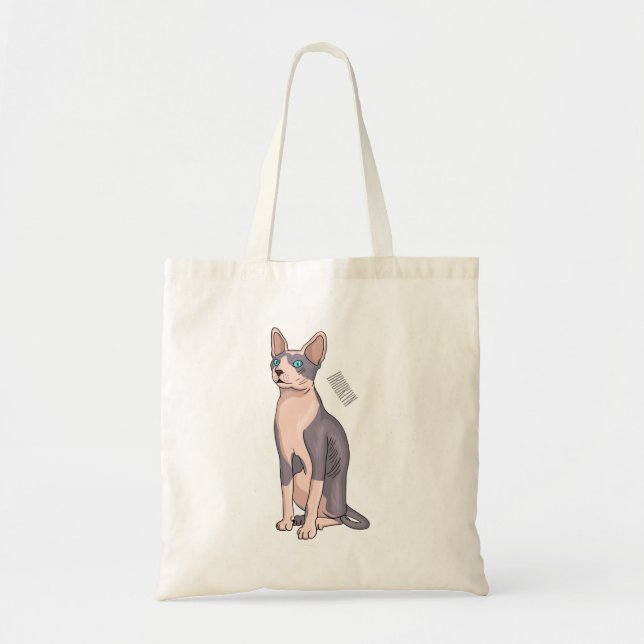 Tote Bag Sphynx cat (Devant)